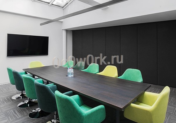 Переговорная комната в коворкинге м. Новокузнецкая Москва - Аренда на час на 12 мест - фото