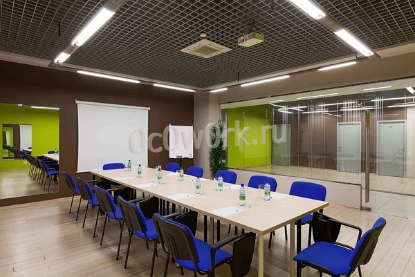 Переговорная комната в коворкинге м. Румянцево Москва - Аренда на час на 20 мест - фото