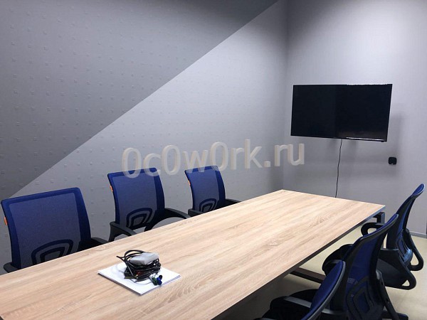 Переговорная комната в коворкинге на час на 6 мест Центральная улица Мытищи Аренда - фото