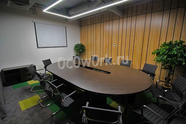 Переговорная комната в коворкинге м. Бауманская Москва - Аренда на час на 18 мест - фото